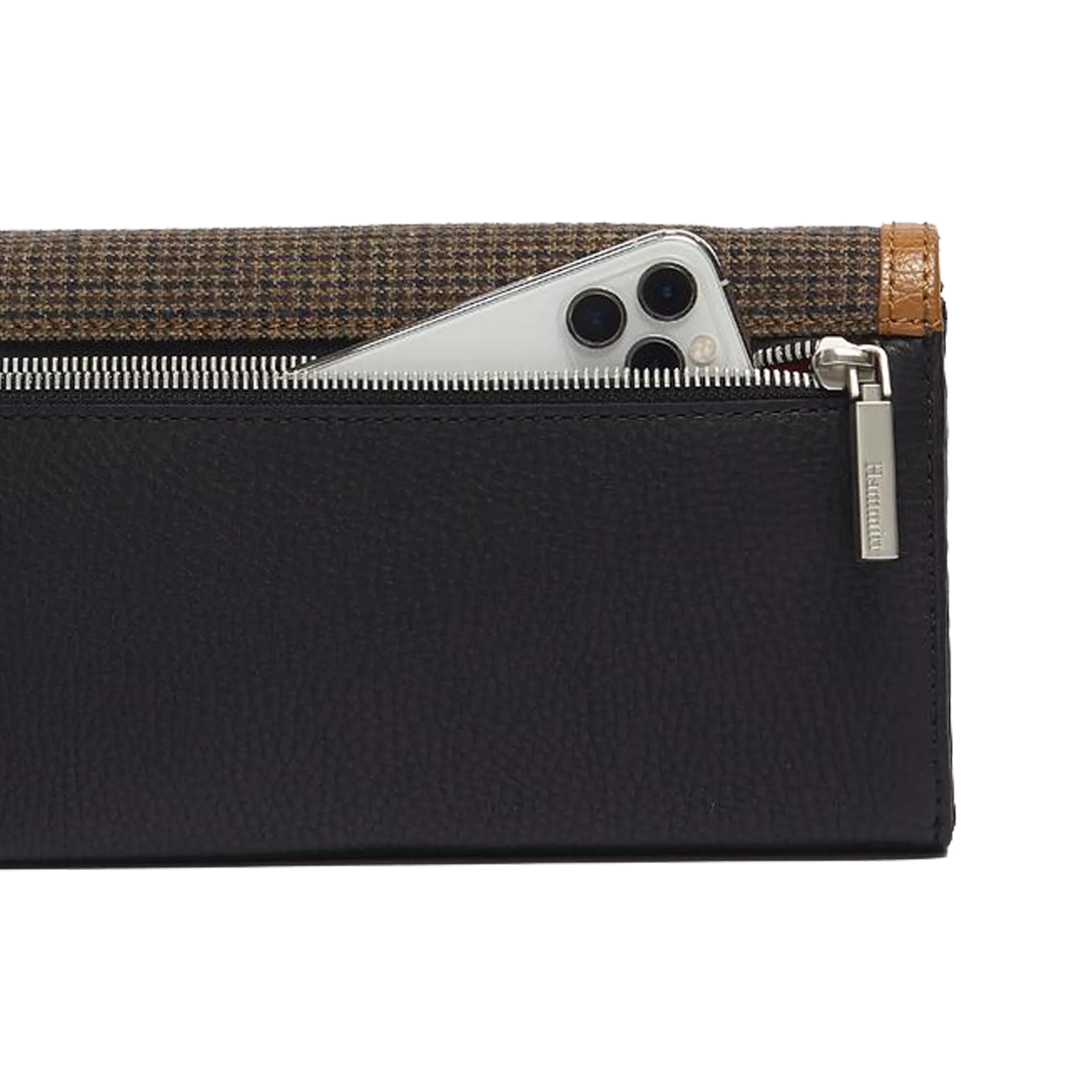AJ Crossbody Clutch - Edison Houndstooth