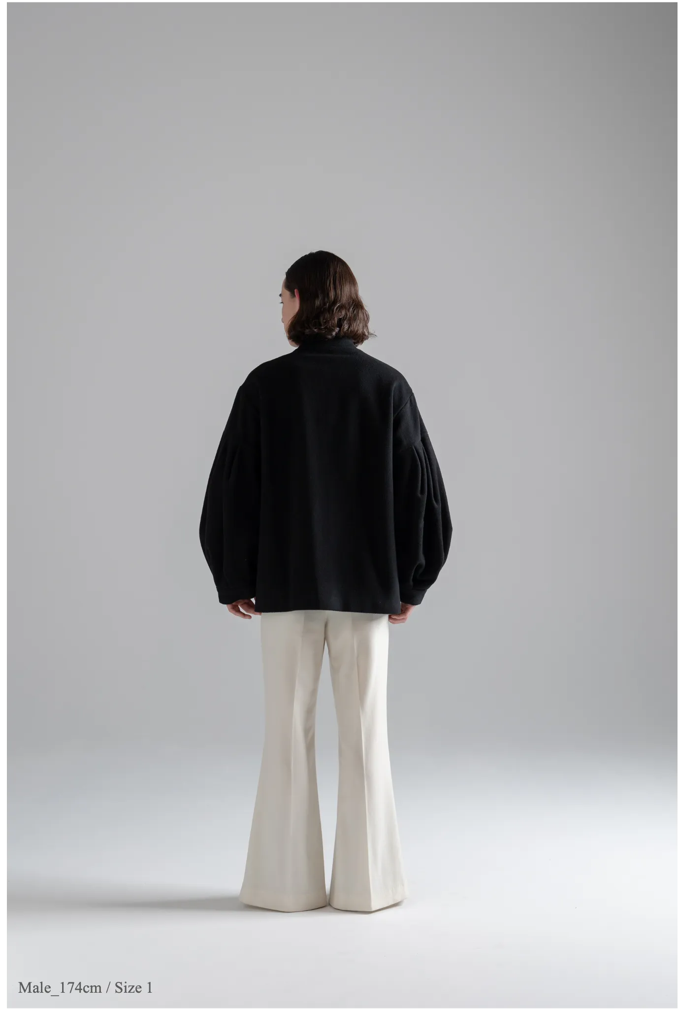 Bias Cut Short Duffle Coat