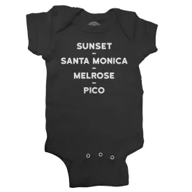 Boredwalk - Sunset Santa Monica Infant Bodysuit - Unisex Fit Boredwalk - Sunset Santa Monica Infant Bodysuit - Unisex Fit