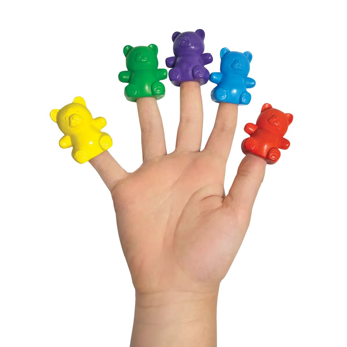 Cuddly Cubs Bear Finger Crayons - Set of 6 by OOLY