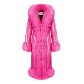 Dorothy Patent Leather Maxi Coat