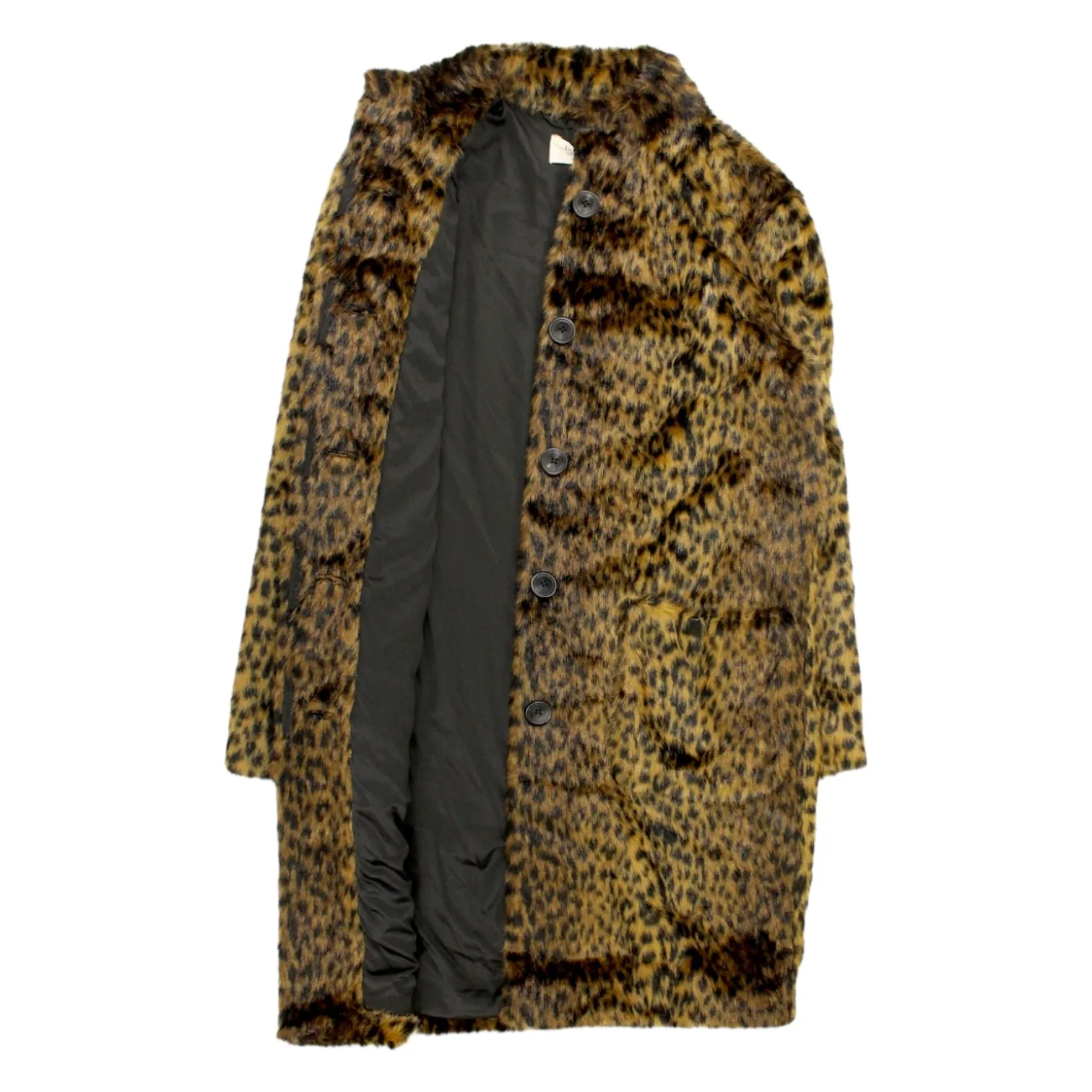Hush Brown Leopard Faux Fur Coat