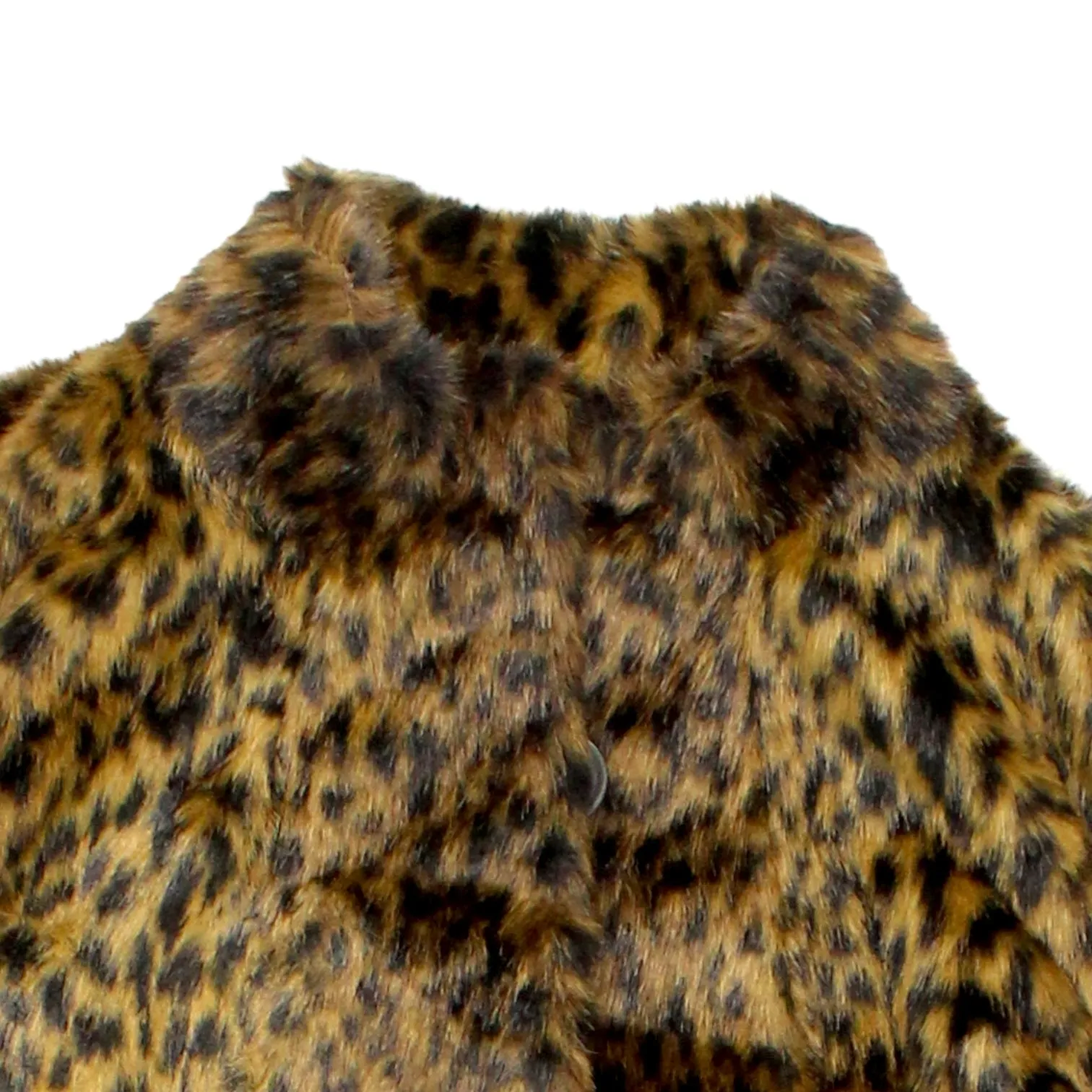 Hush Brown Leopard Faux Fur Coat