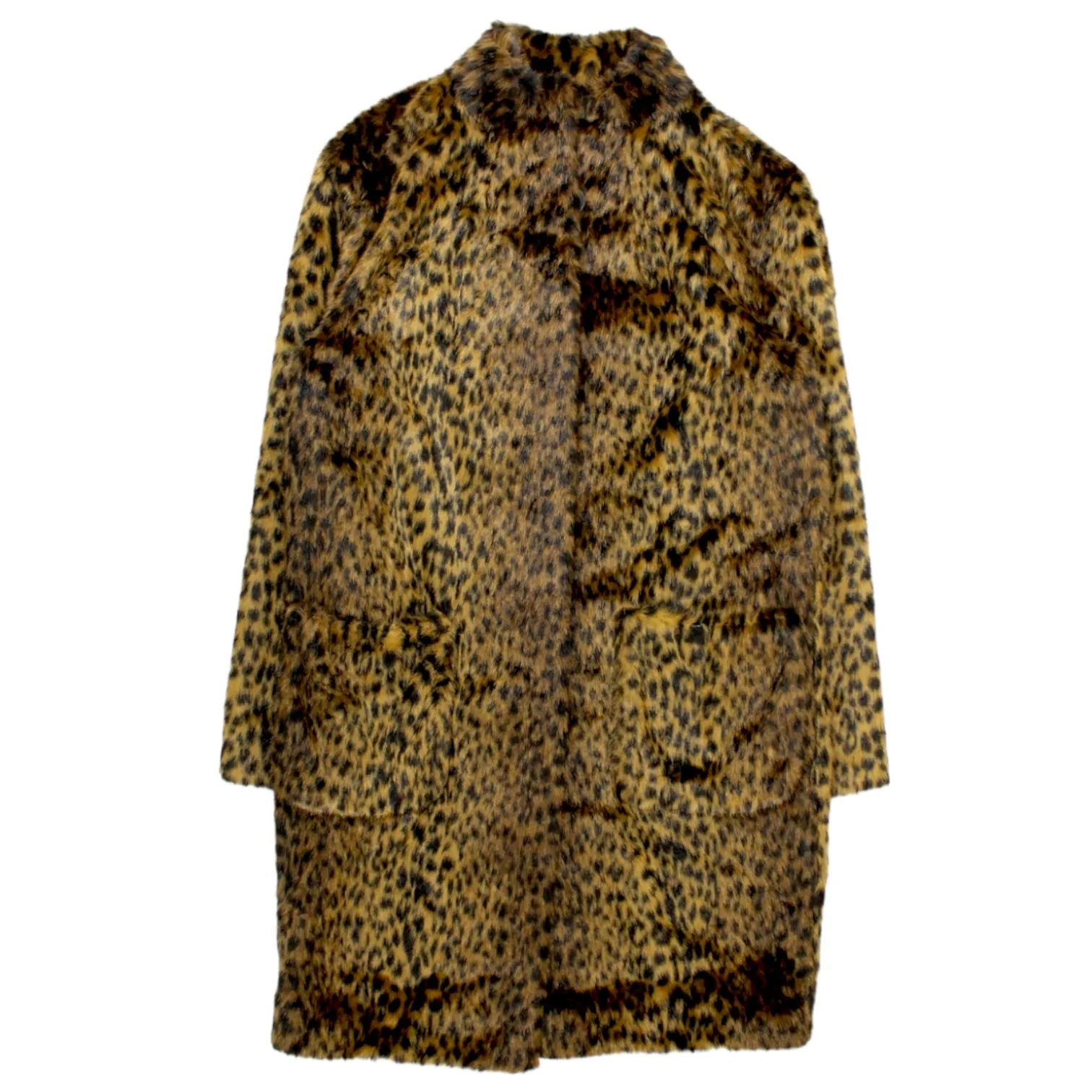 Hush Brown Leopard Faux Fur Coat
