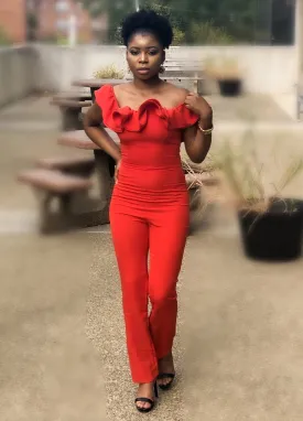 JANETTE JUMPSUIT - RED