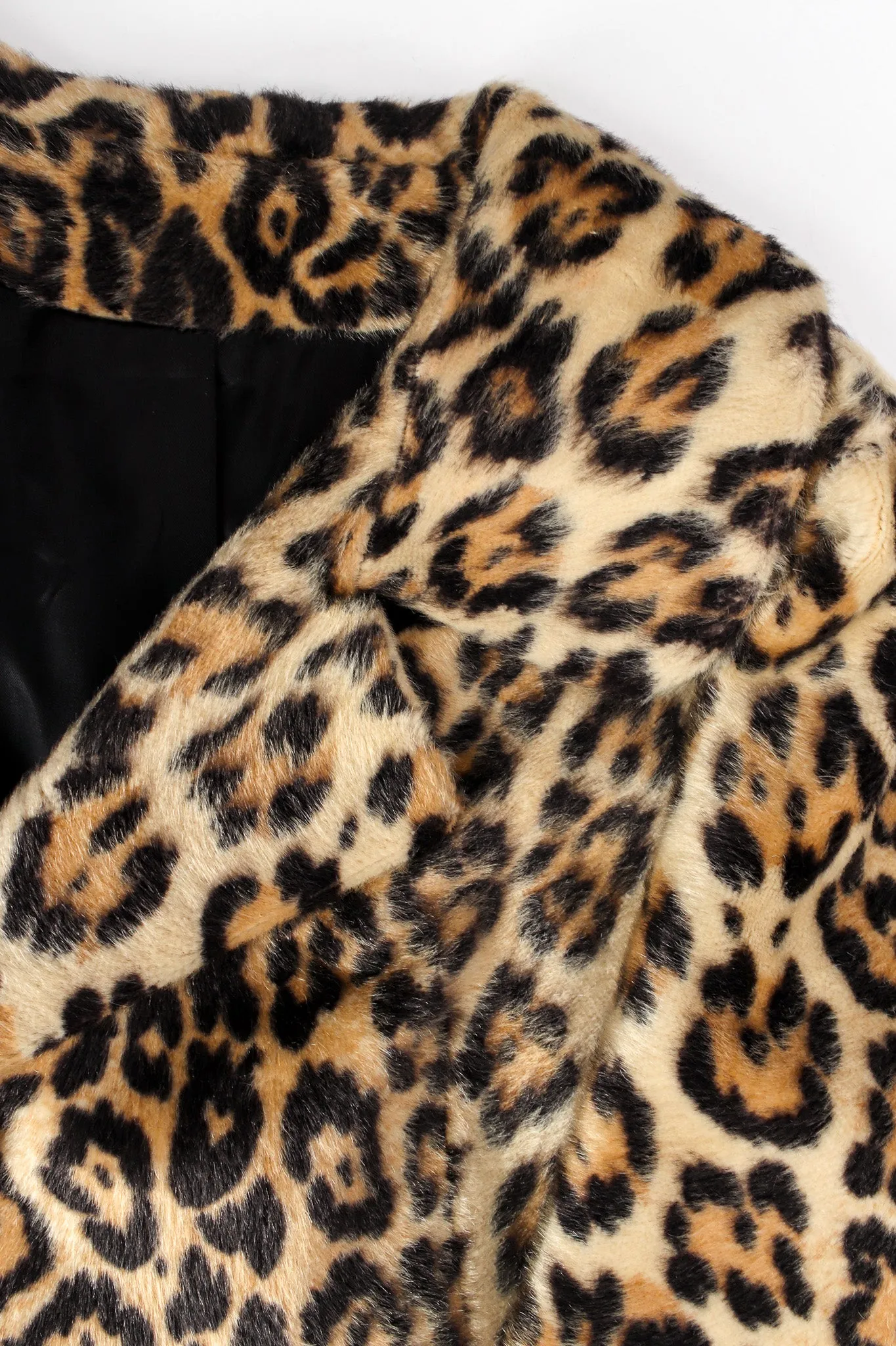 Leopard Print Fur Coat