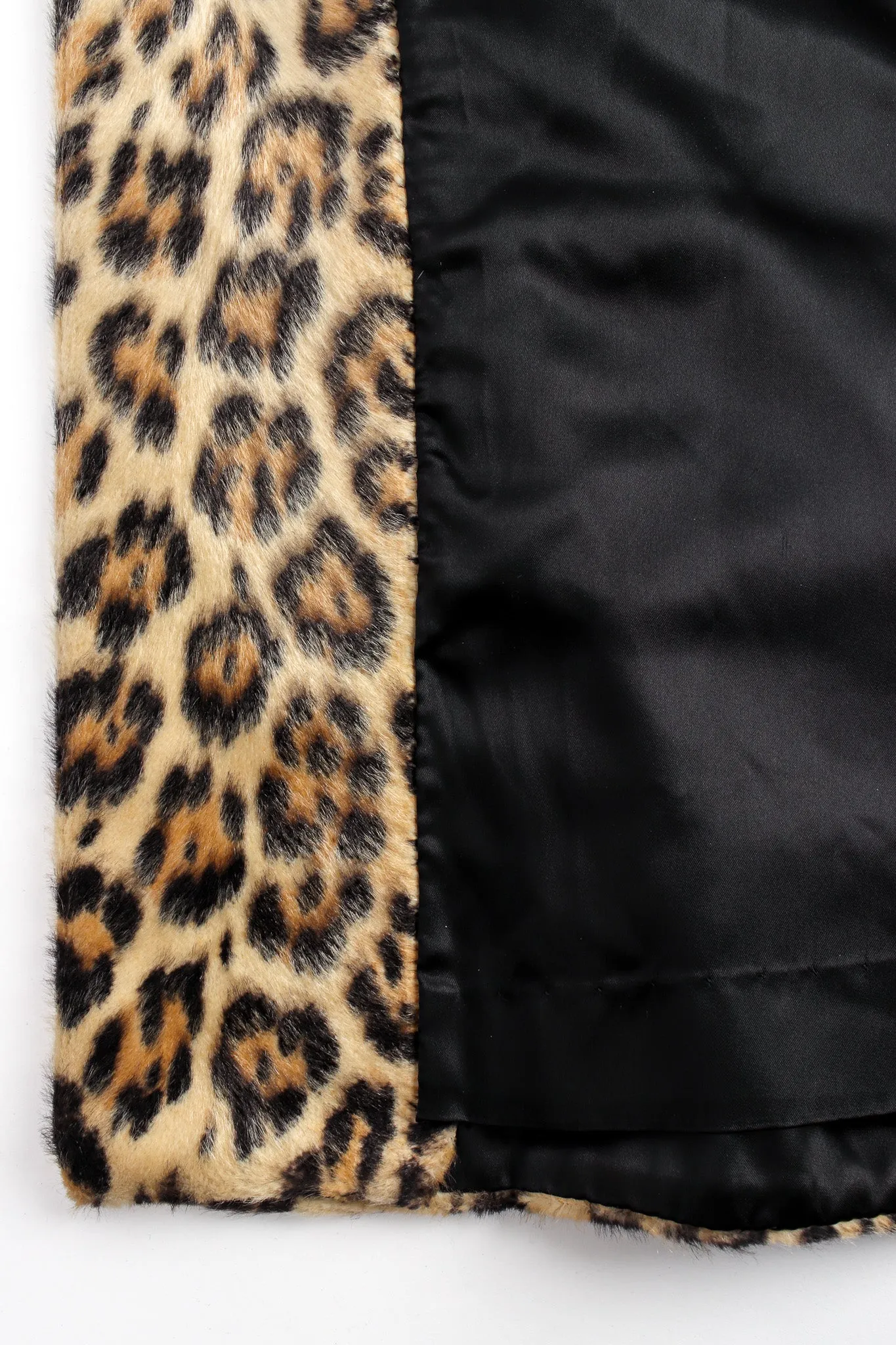 Leopard Print Fur Coat