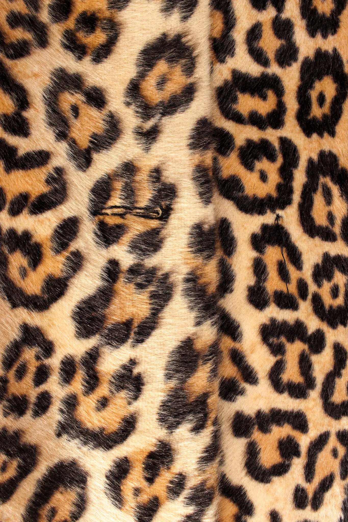 Leopard Print Fur Coat