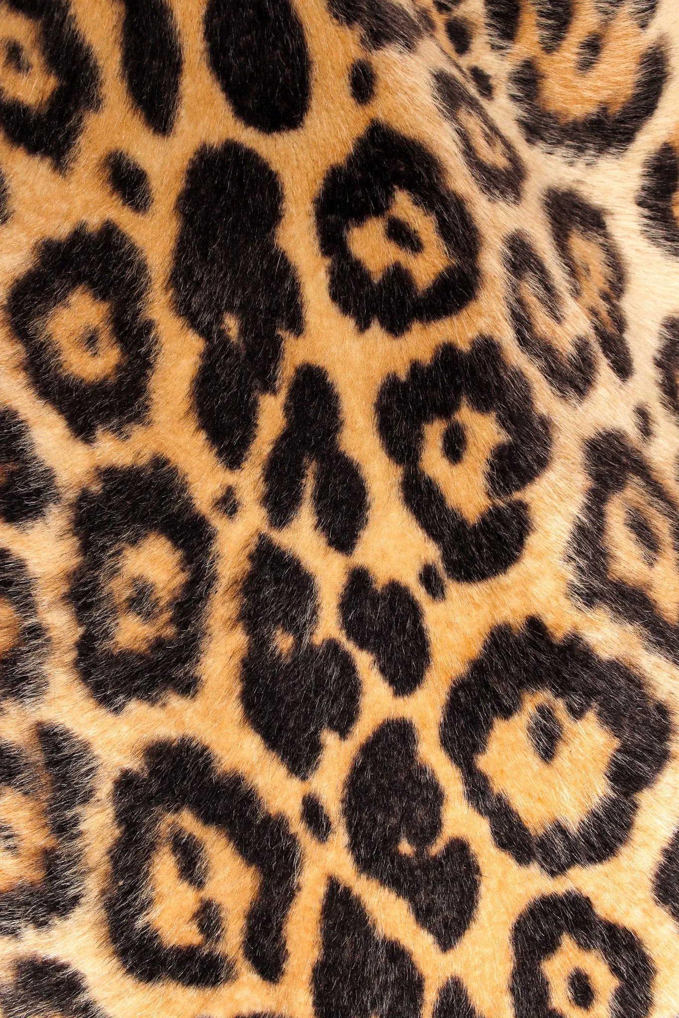 Leopard Print Fur Coat