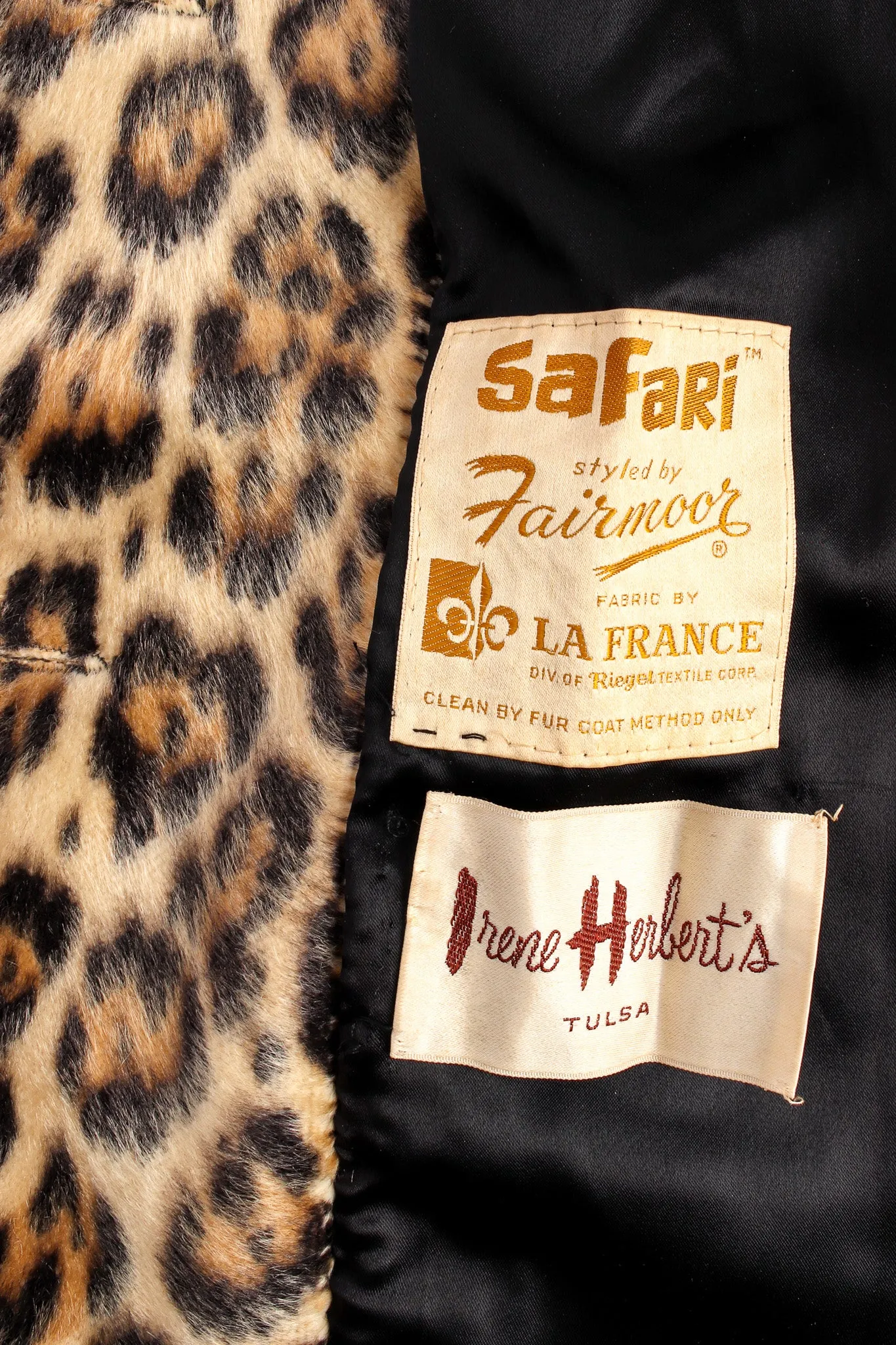 Leopard Print Fur Coat