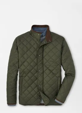 Peter Millar Suffolk Travel Coat- Olive