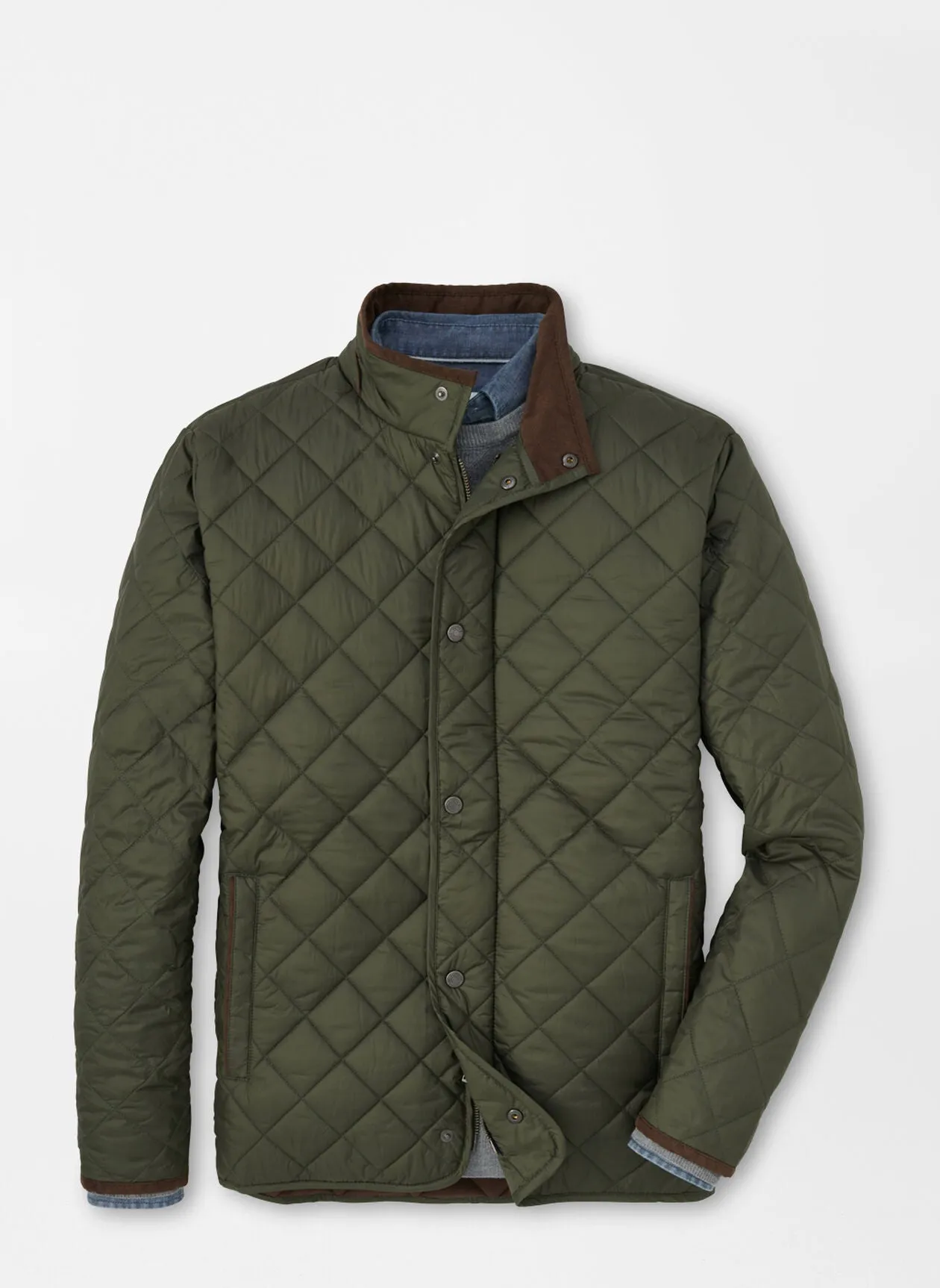 Peter Millar Suffolk Travel Coat- Olive