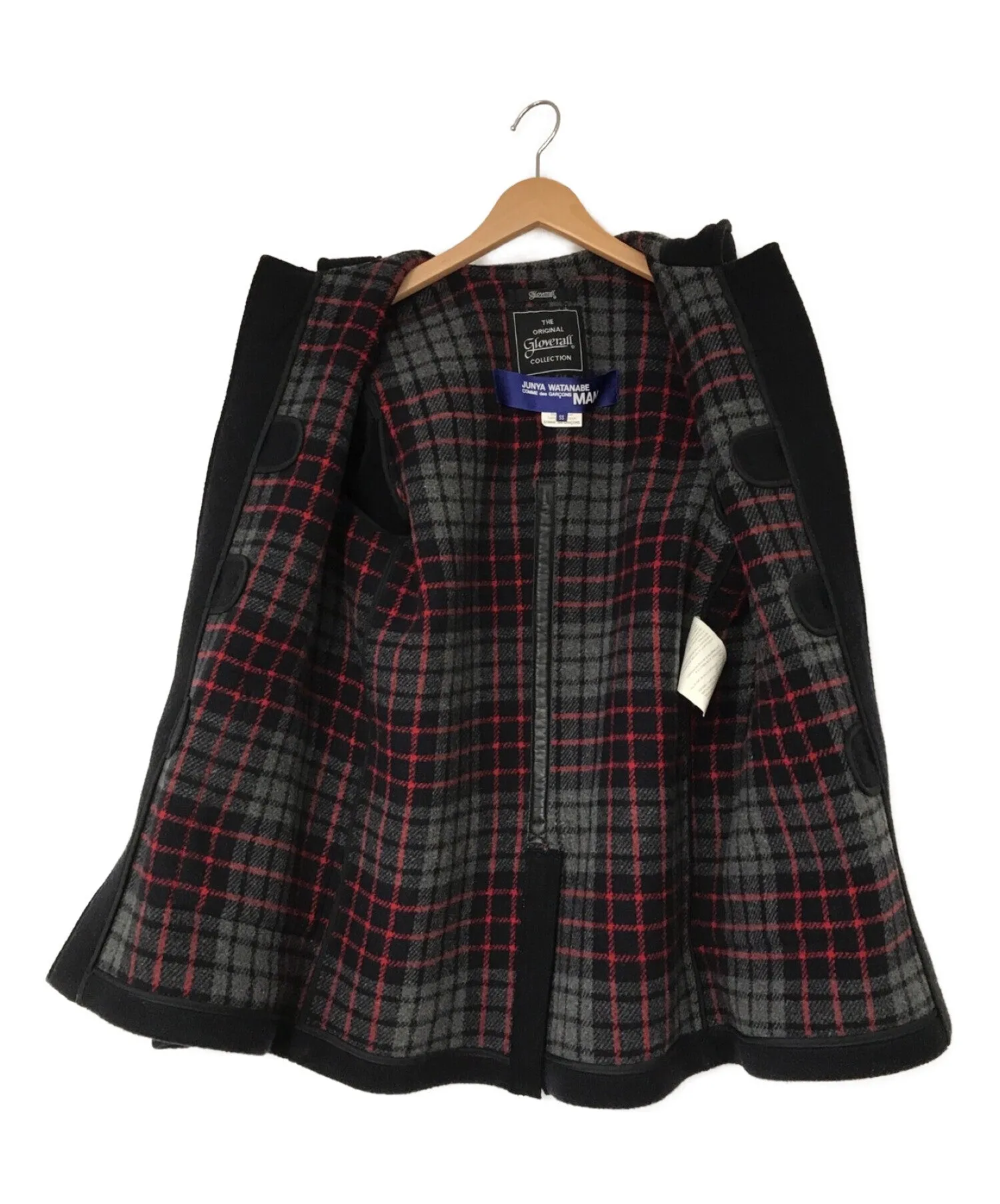 [Pre-owned] eYe COMME des GARCONS JUNYA WATANABE MAN×Glover all Leather Switched Short Duffle Coat WB-C006