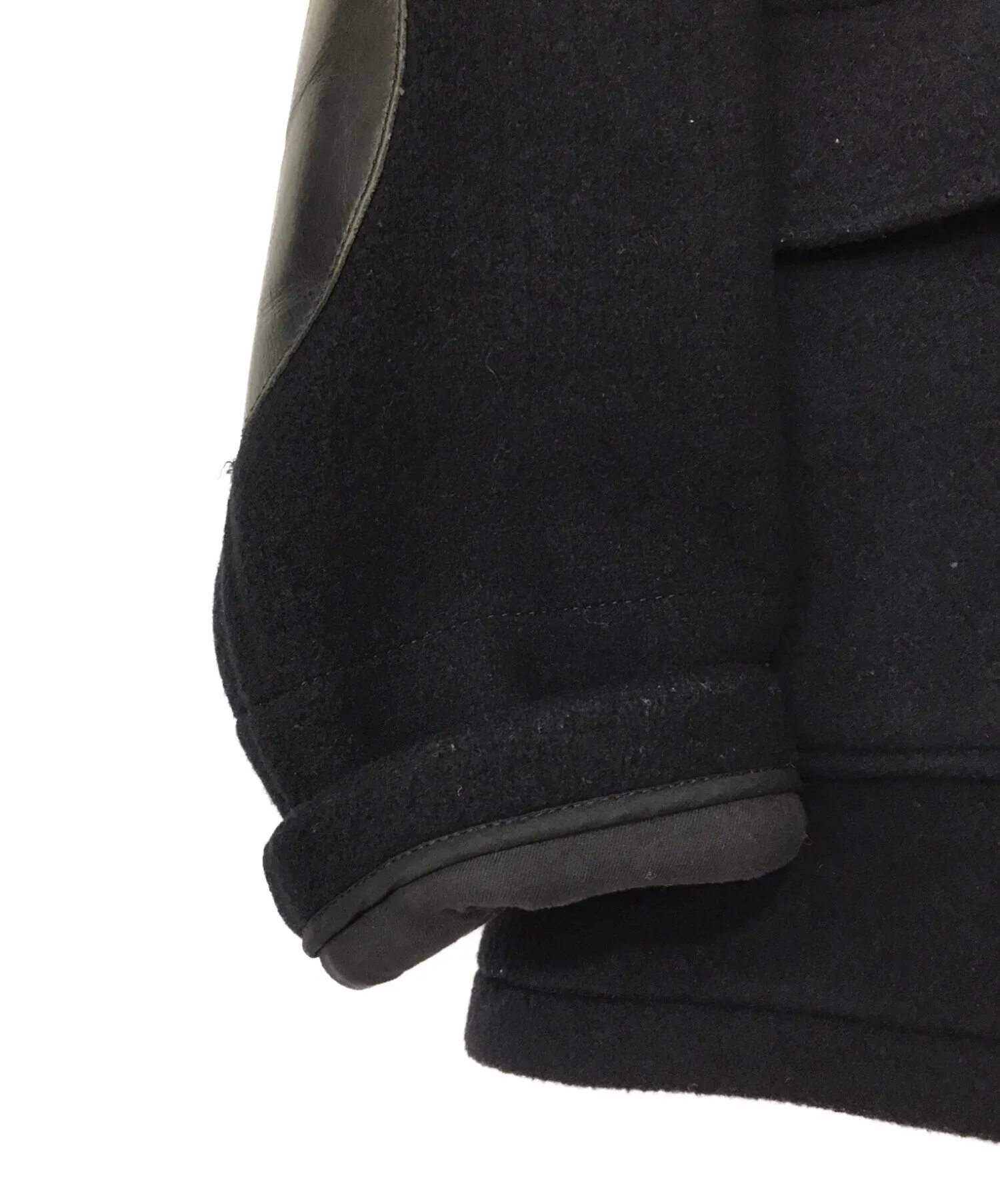 [Pre-owned] eYe COMME des GARCONS JUNYA WATANABE MAN×Glover all Leather Switched Short Duffle Coat WB-C006