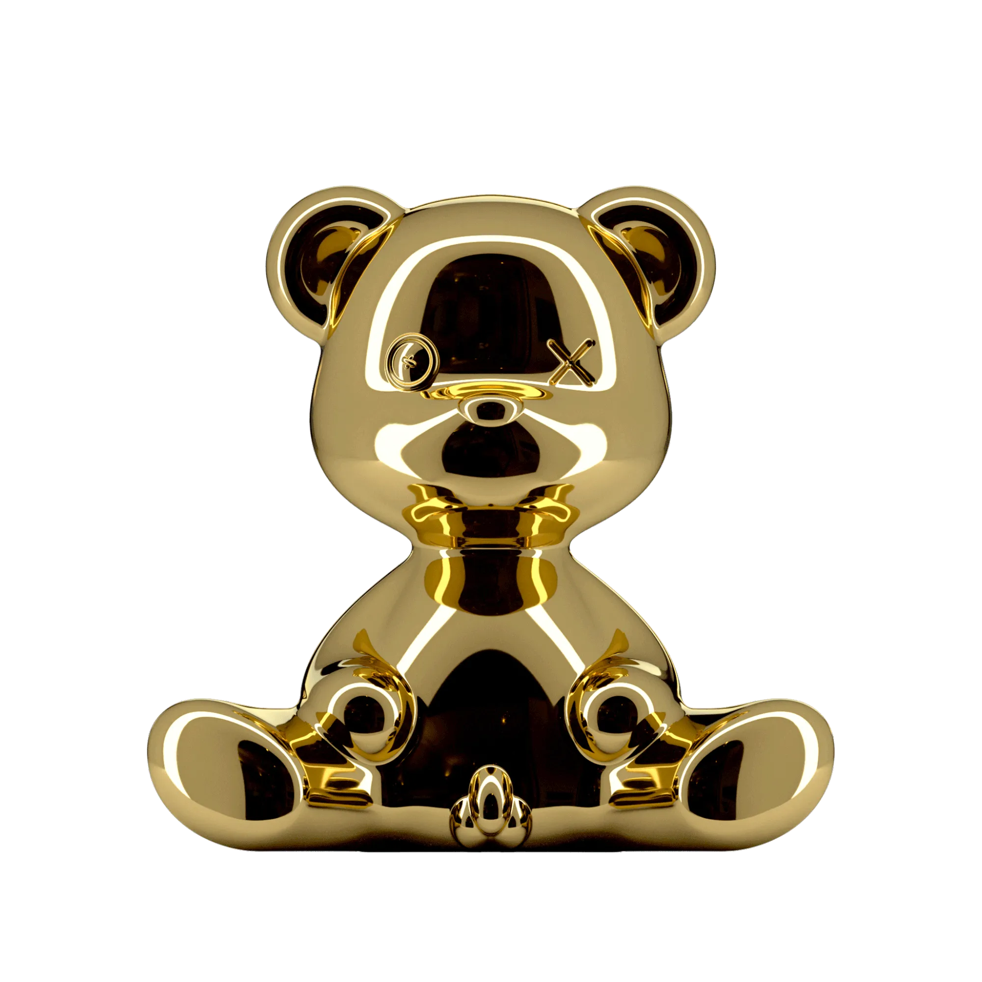 Qeeboo Teddy Boy Table Lamp Metal , Gold
