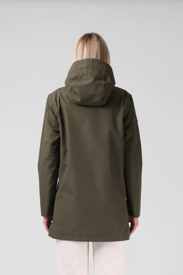 RPM Rain Coat Hooded Waterproof - DARK OLIVE