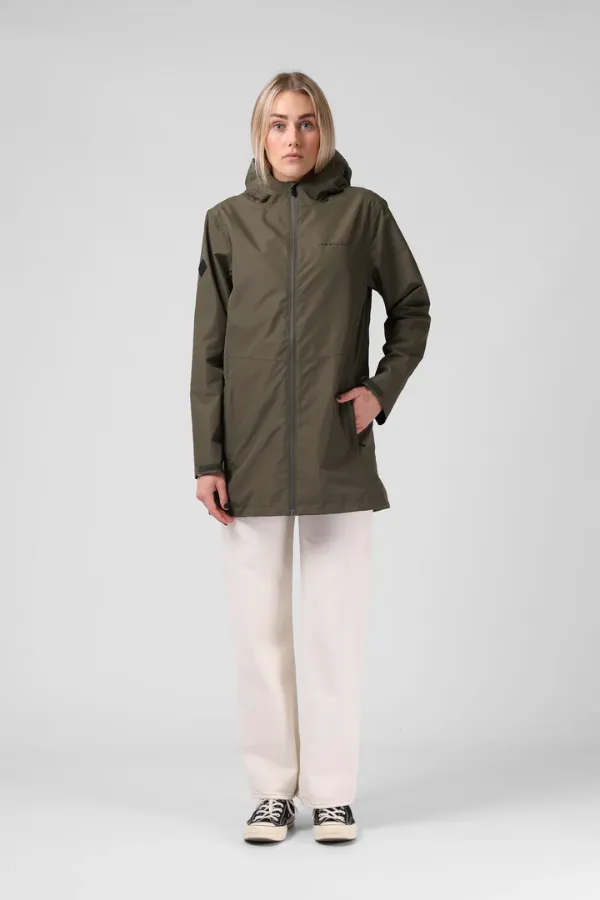 RPM Rain Coat Hooded Waterproof - DARK OLIVE