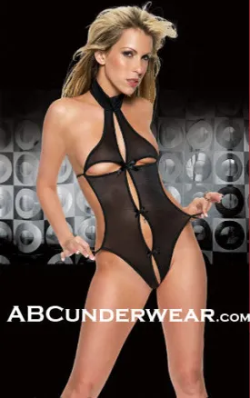 Sheer Teddy with Bows