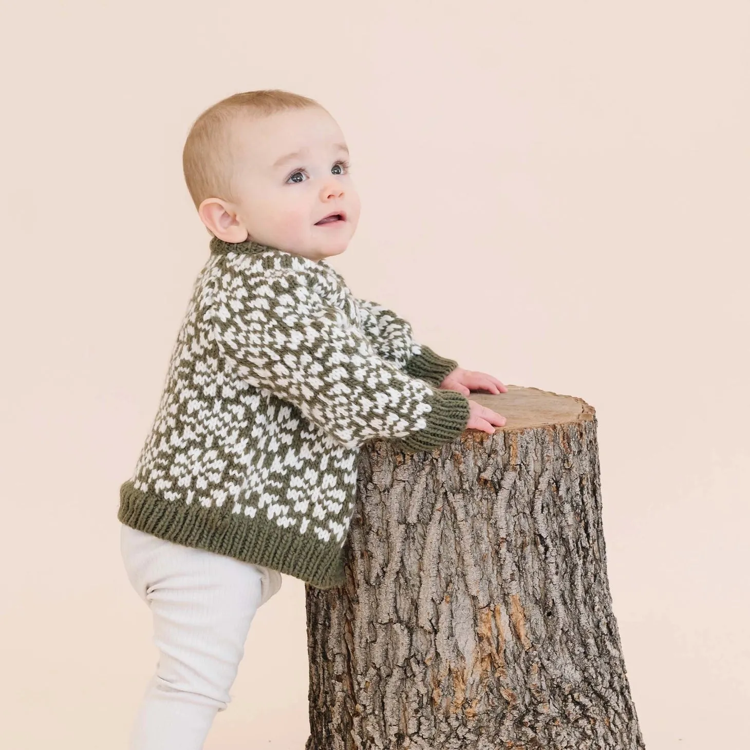 Snowfall Cardigan - Olive