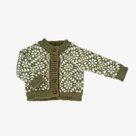 Snowfall Cardigan - Olive