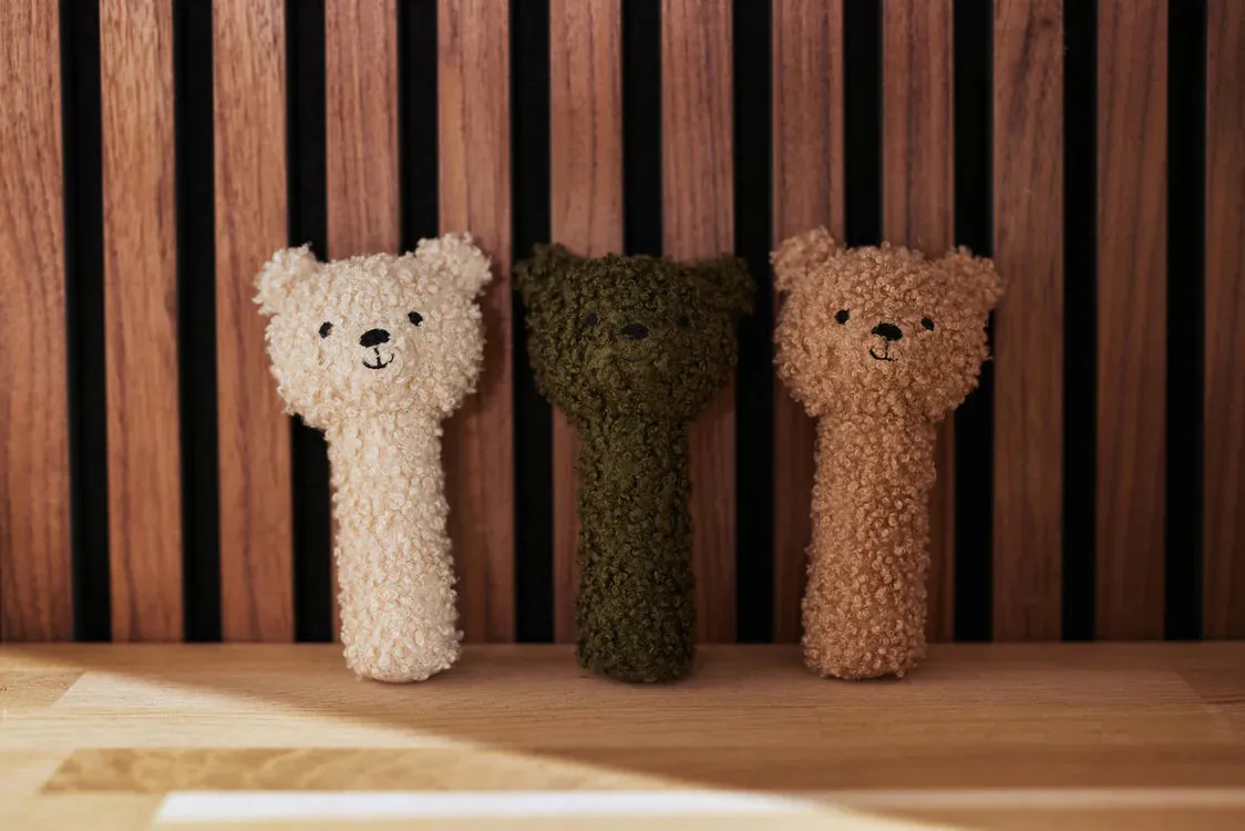 Teddy Bear Rattle Biscuit