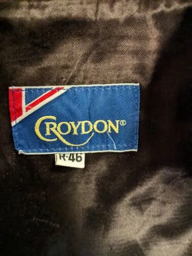 Vintage Croydon Wool Duffle Coat Jacket Size Regular 46 Beige